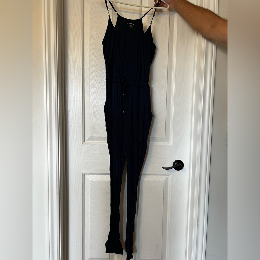 Le Chateau Midnight Blue Jumpsuit